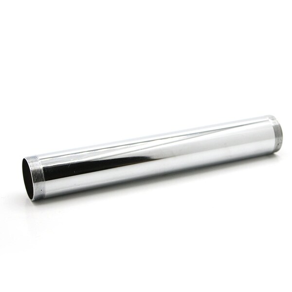 Thrifco Plumbing 1-1/4 X 8 Inch 17 Gauge Chrome Plated Brass Extension 4402832 - main